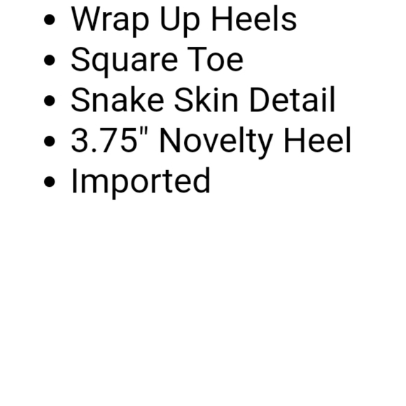 New! Tie up Blue heels size 9 - Picture 7 of 7